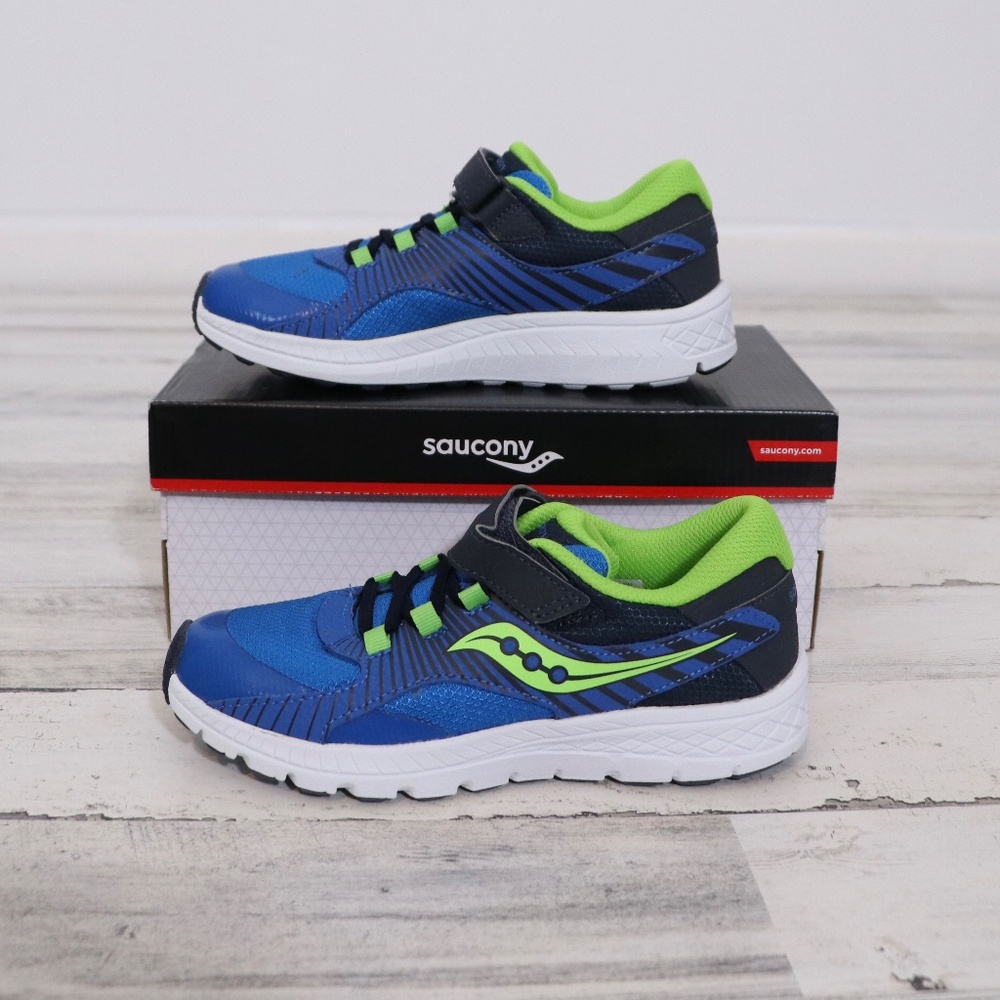 Saucony Kids Sneakers in Blue and Green - Picture 2 of 9